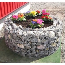 Габион ландшафтный клумба болтовой оцинкованный (Ц) 0,5х0,5х1х4х50х100 мм ТУ 25.93.13-004-52757089