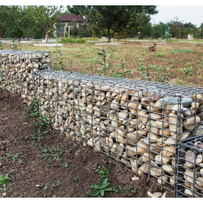 Габион цоколь спиральный оцинкованный (Ц) для забора 2,5х0,3х0,5х4,8х50х100 мм ГОСТ Р 58120-2018