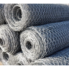 Сетка для габионов оцинкованная (Ц) в рулоне 60х80х2,4 мм ГОСТ Р 51285-99